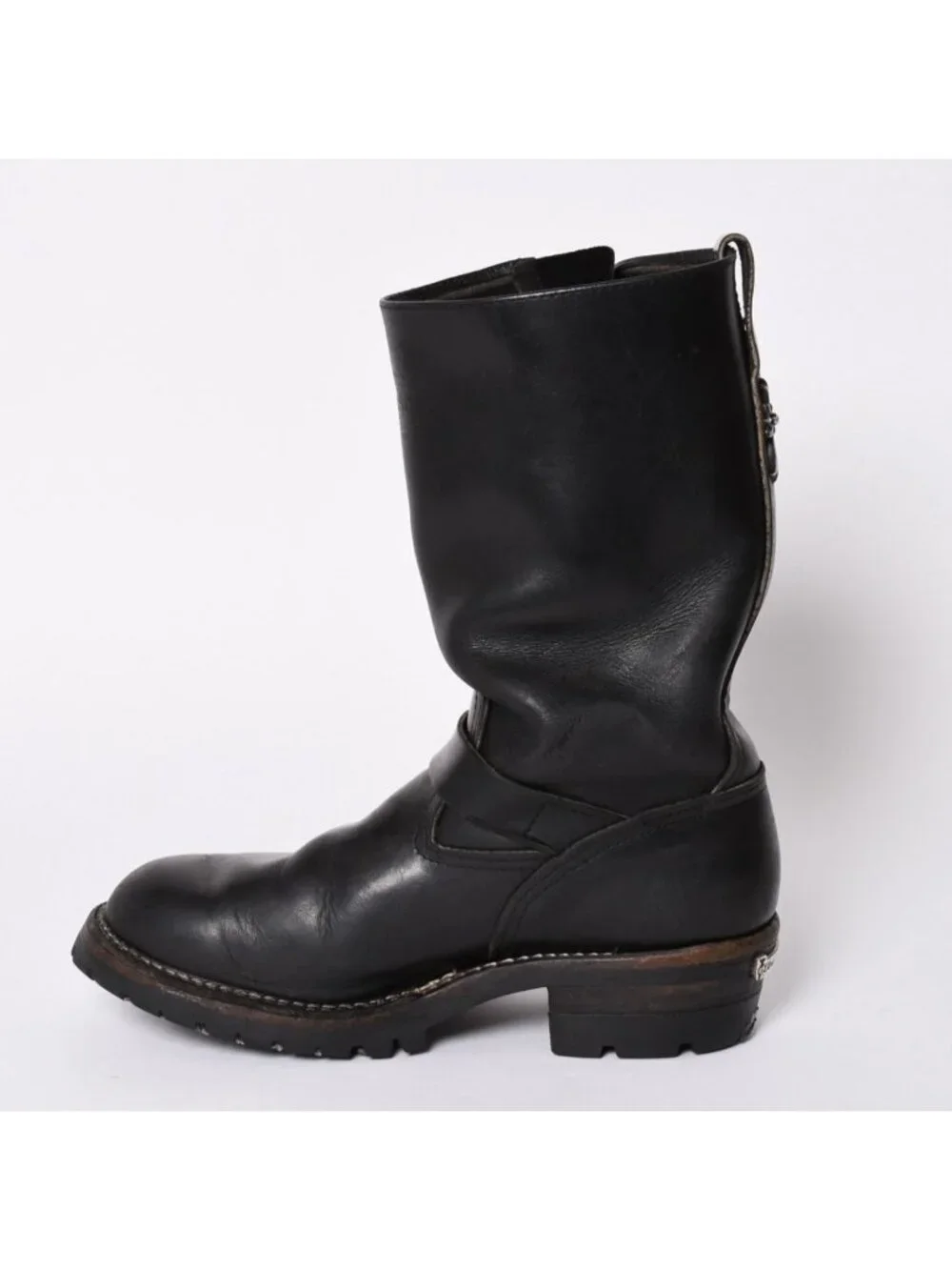 Chrome Hearts Wesco Boss Boots CH Cross Gunslinger Ball 8